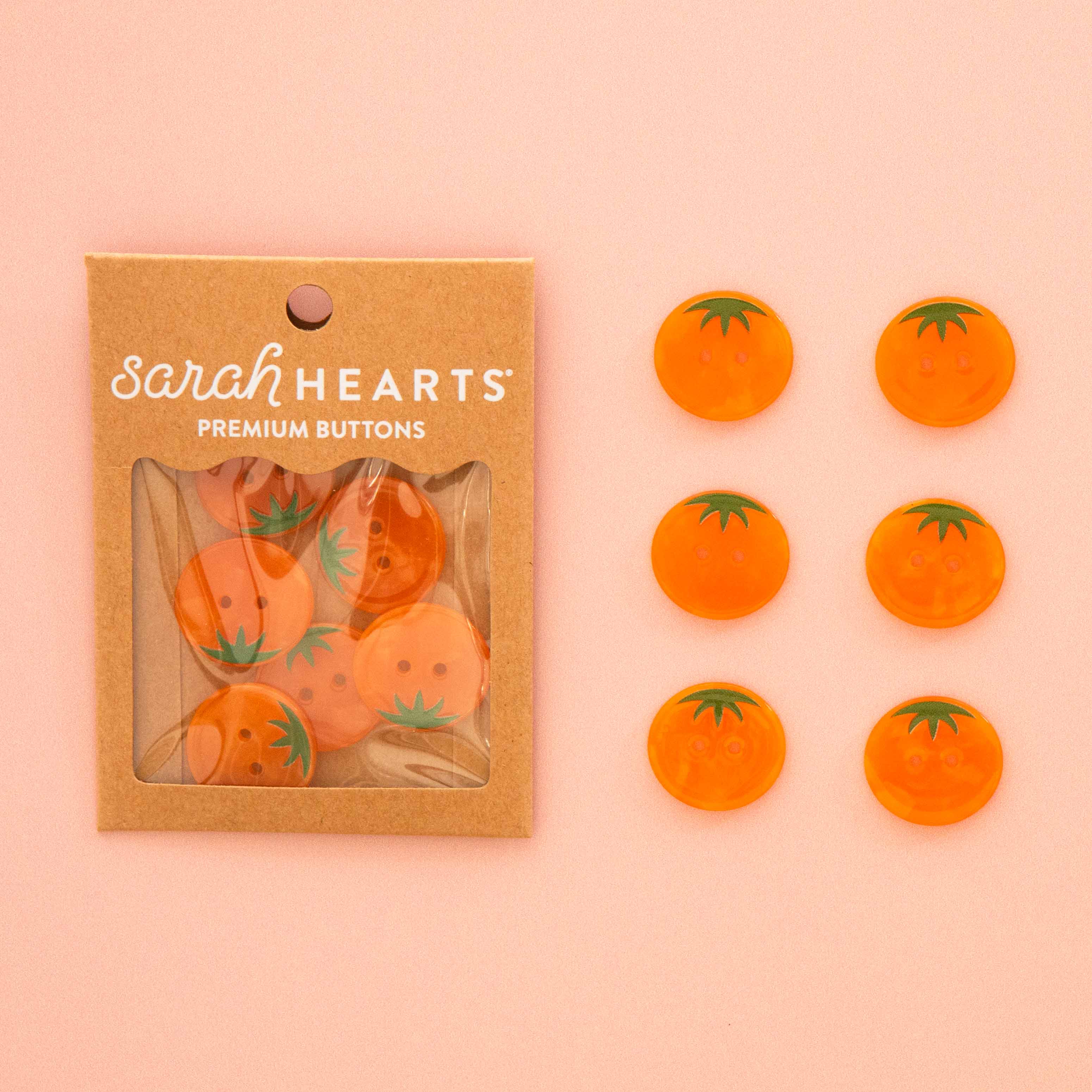 Orange Heirloom Tomato Buttons
