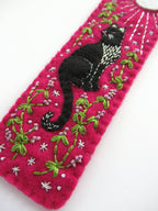 Black Cat Bookmark Felt Kit