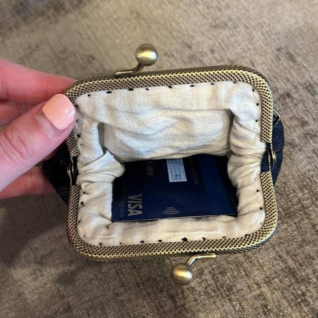 Fox Embroidered Coin Purse