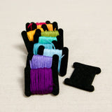 Felt Embroidery Floss Bobbins