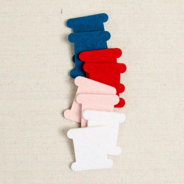 Felt Embroidery Floss Bobbins