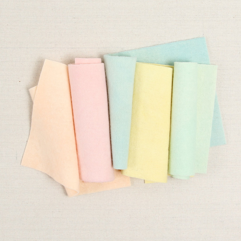 Felted Wool Pixie Pastels, Solids