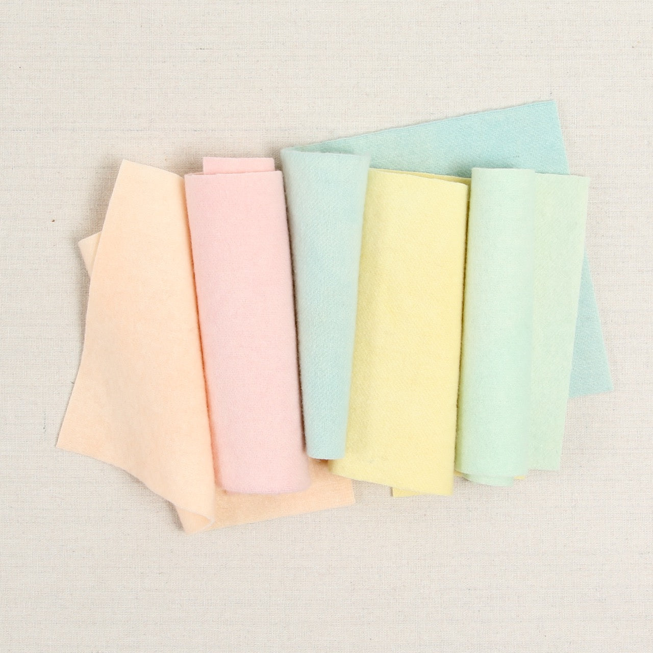 Felted Wool Pixie Pastels, Solids
