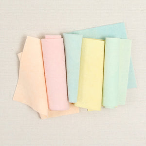 Felted Wool Pixie Pastels, Solids