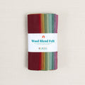 Wool Felt Sheets, Eucalyptus