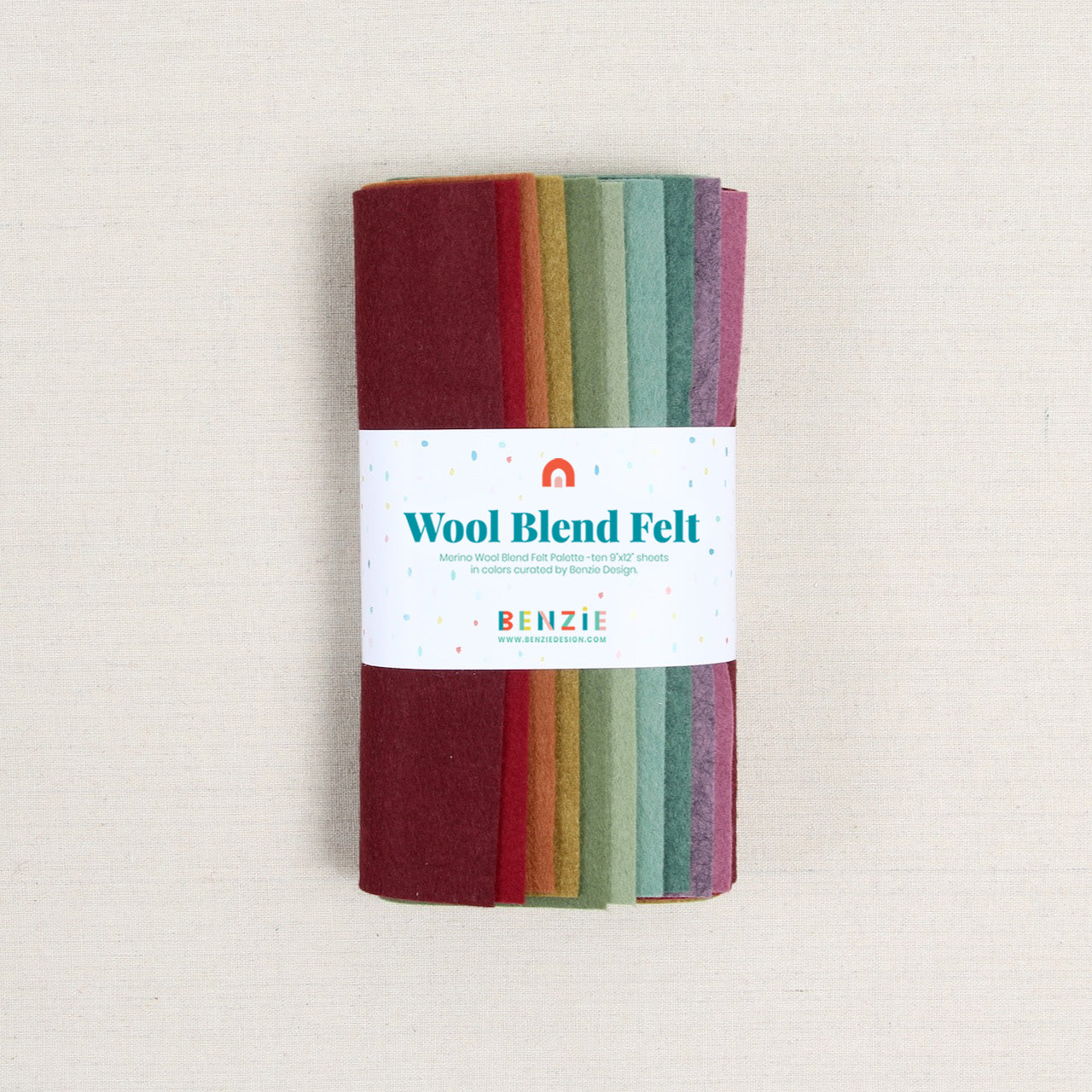 Wool Felt Sheets, Eucalyptus