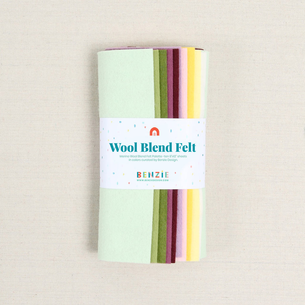 Wool Felt Sheets, Lupin Fields
