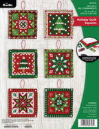 Holiday Quilt Squares, Bucilla Kit