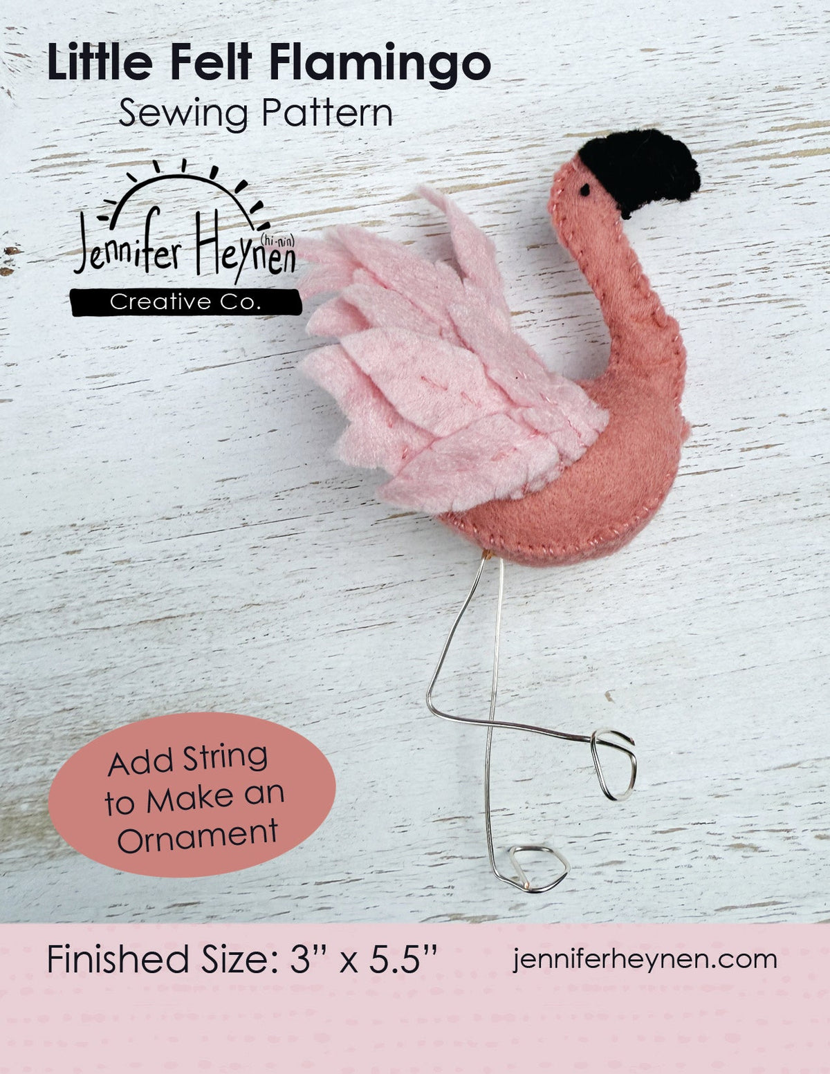 Felt Flamingo Pattern