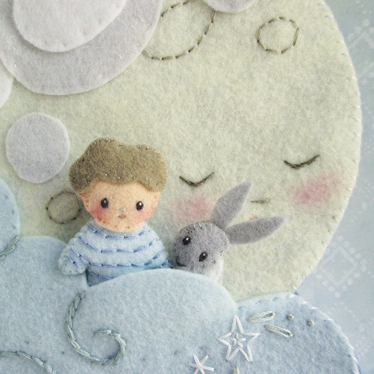 Little Milo’s Dreamland Quiet Book felt pattern
