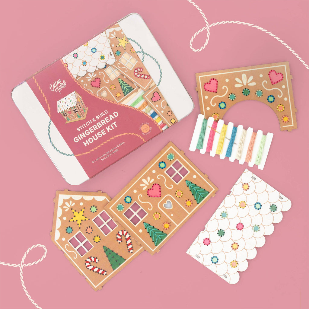Stitch & Build Gingerbread House Kit