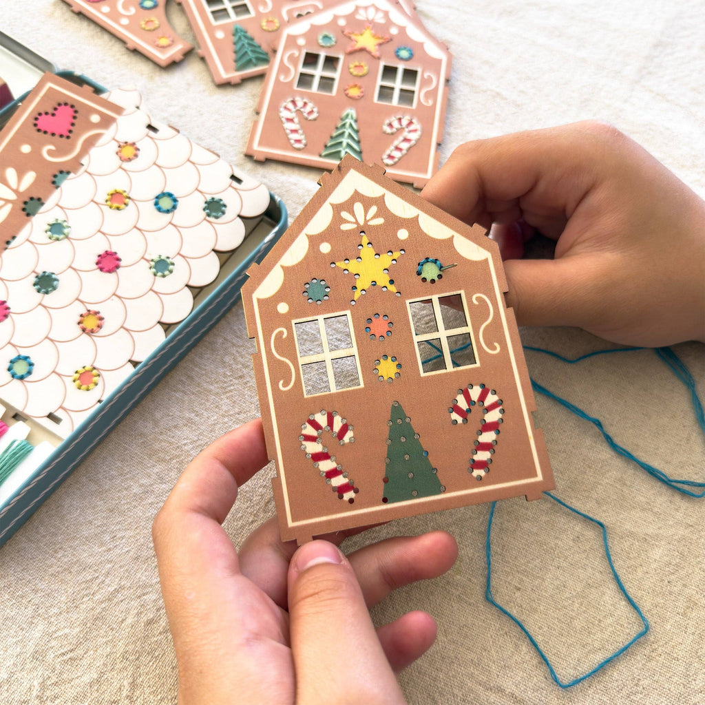 Stitch & Build Gingerbread House Kit