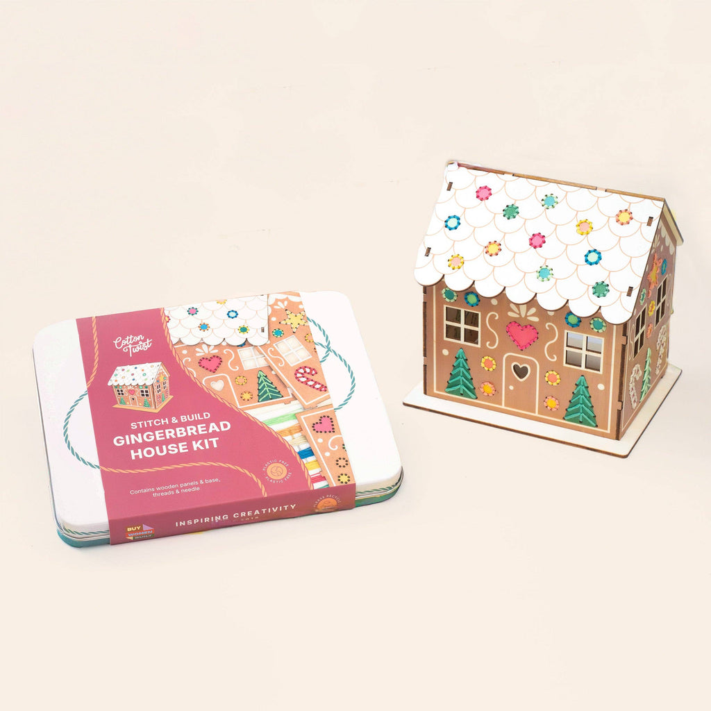 Stitch & Build Gingerbread House Kit