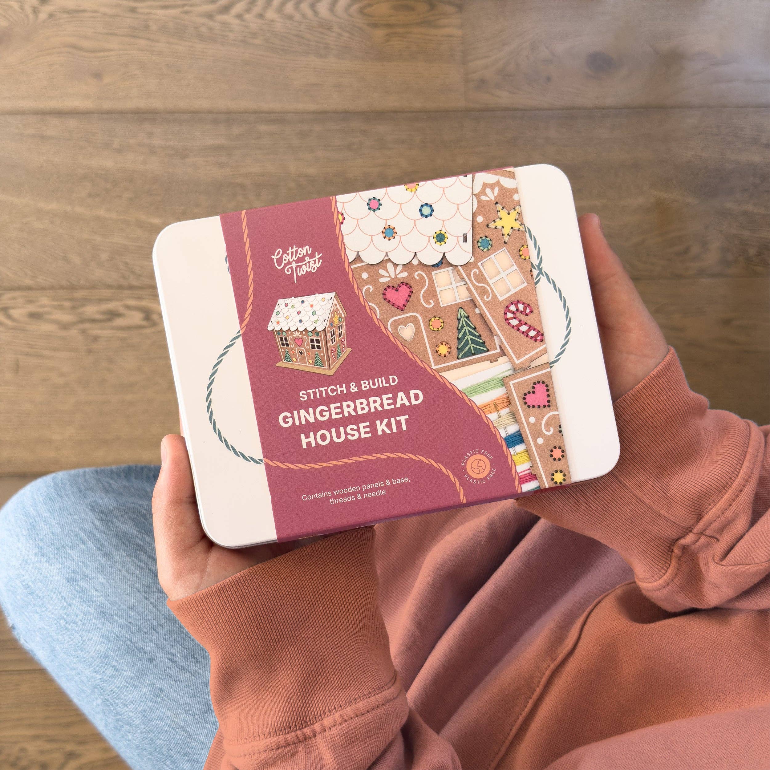 Stitch & Build Gingerbread House Kit