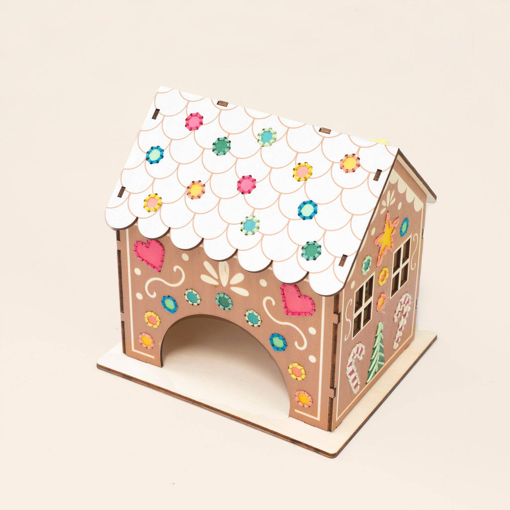 Stitch & Build Gingerbread House Kit