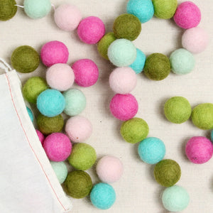 Wool Felt Pom Pom Balls - 1cm — Two Hands Paperie