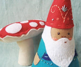 Gnome + Santa Doll