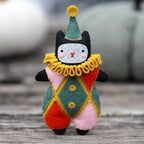 Harlequin Cat Felt Doll Kit