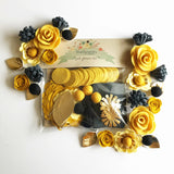 Black and Gold Wreath Kit