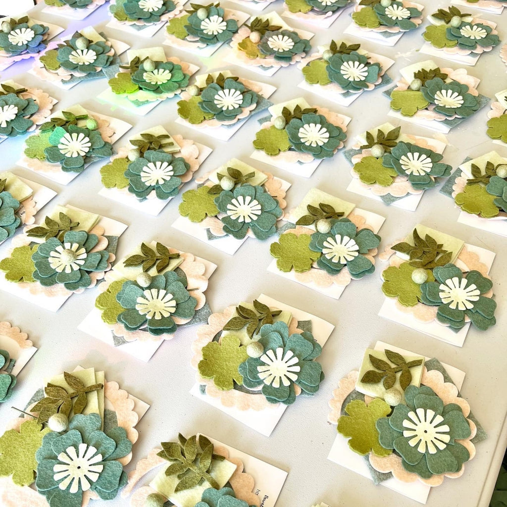 Mini Succulent Felt Flower Kit