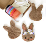 Mini Bunny Felting Kit