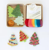 Mini Christmas Tree Felting Kit