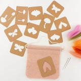 Mushrooms & Moths Banner Felting Kit
