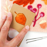 Mushrooms & Moths Banner Felting Kit
