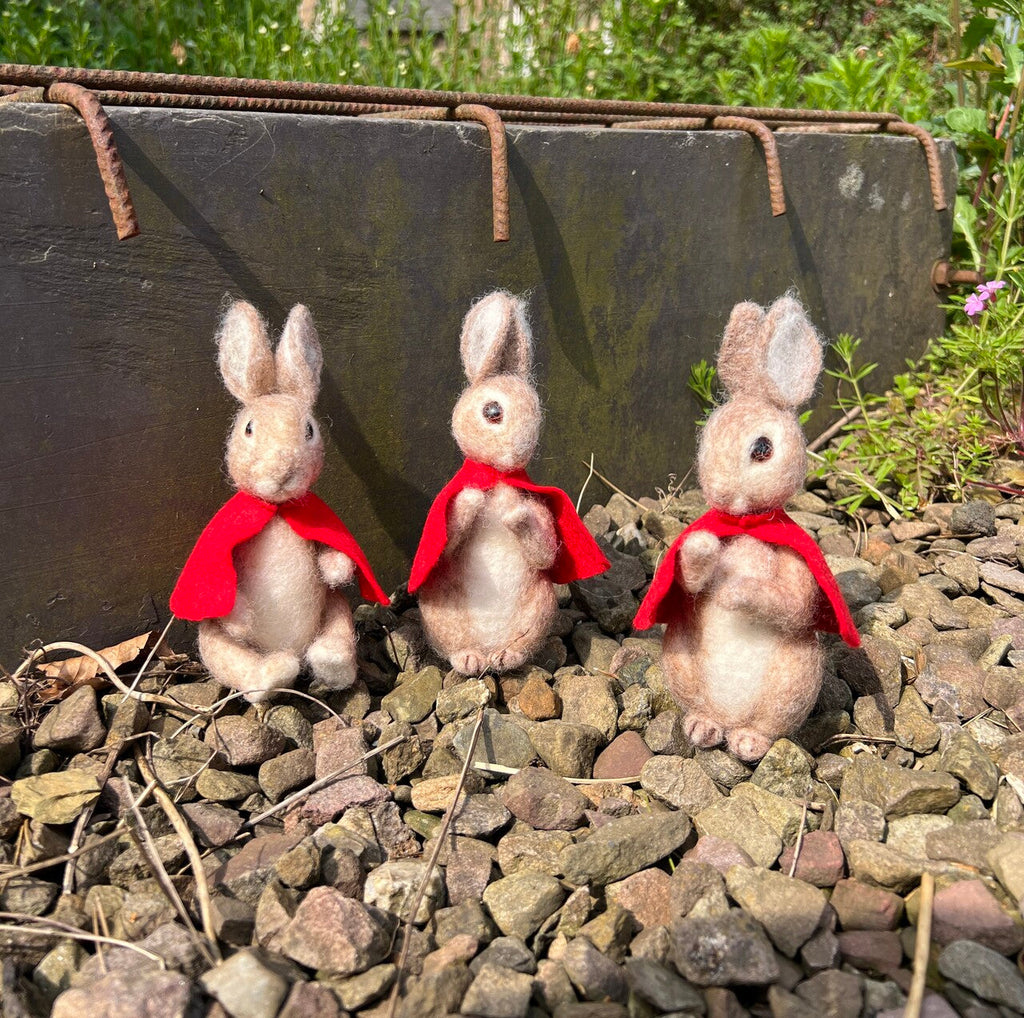 Flopsy, Mopsy and Cotton-tail, Needle Felting Kit