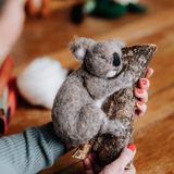 Sleepy Koala, Needle Felting Kit