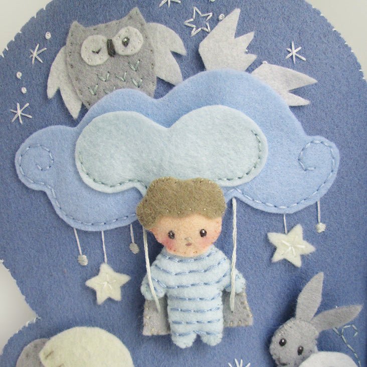 Little Milo’s Dreamland Quiet Book felt pattern