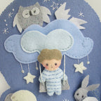 Little Milo’s Dreamland Quiet Book felt pattern