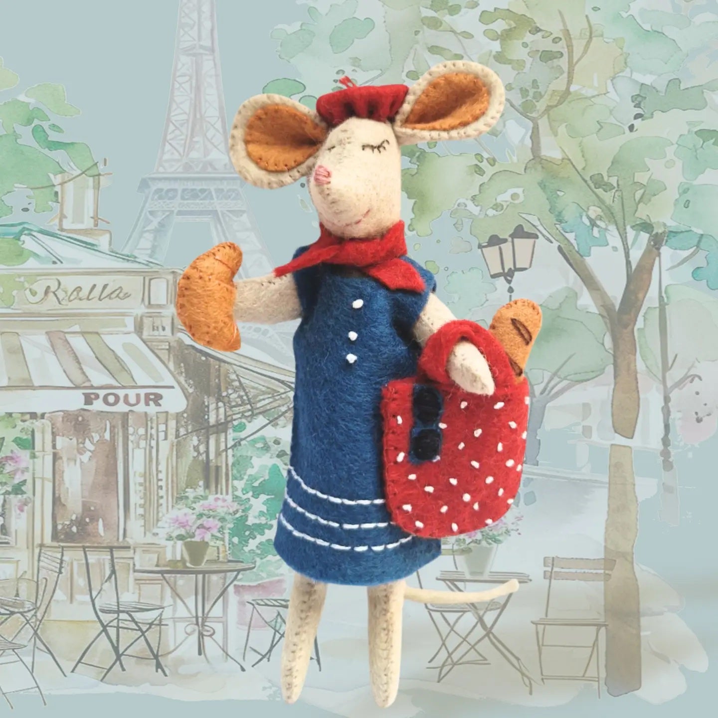 Little Mouse in Paris, Felt Kit