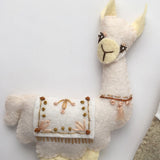 Sweet Llamas Felt Pattern