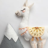 Sweet Llamas Felt Pattern