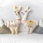 Sweet Llamas Felt Pattern