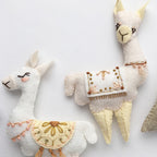 Sweet Llamas Felt Pattern