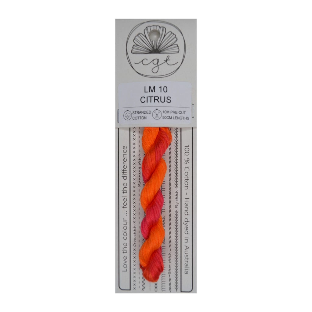 Variegated Floss, Citrus LM10