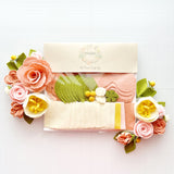 Magnolia Rose Felt Flower Kit