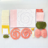 Magnolia Rose Felt Flower Kit