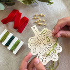 Make Your Own Stitched Mistletoe Decoration