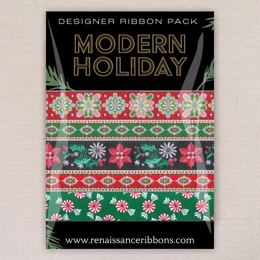 Modern Holiday, Renaissance Ribbons – Benzie Design