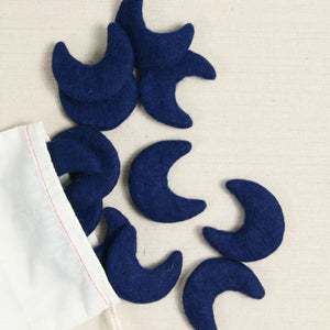 Moons in Midnight, Felted Shape