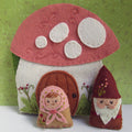Mushroom Cottage Quiet Book felt pattern