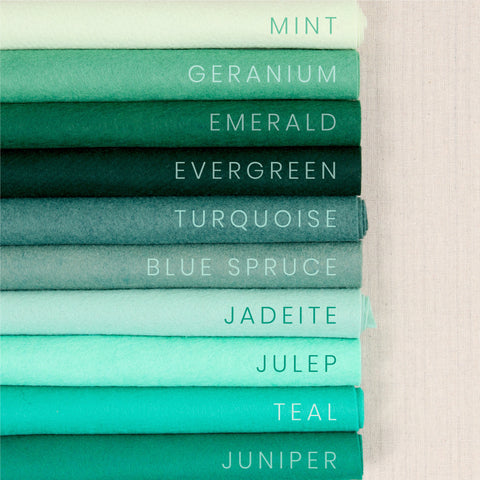 Jadeite Wool Blend Felt