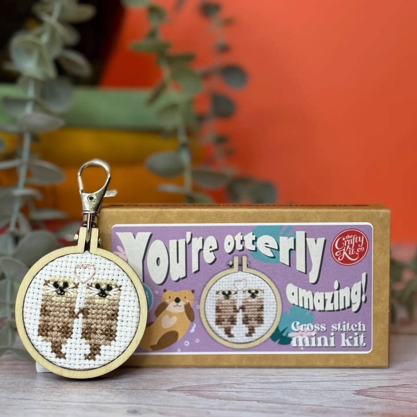 You're Otterly Amazing, Matchbox Cross Stitch Kit