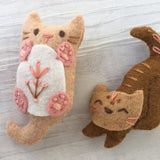 Fat Kitties Felt Pattern