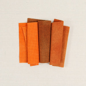 Felted Wool Pumpkin Patch, Textures