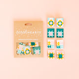 Quilt Block, Woven Labels