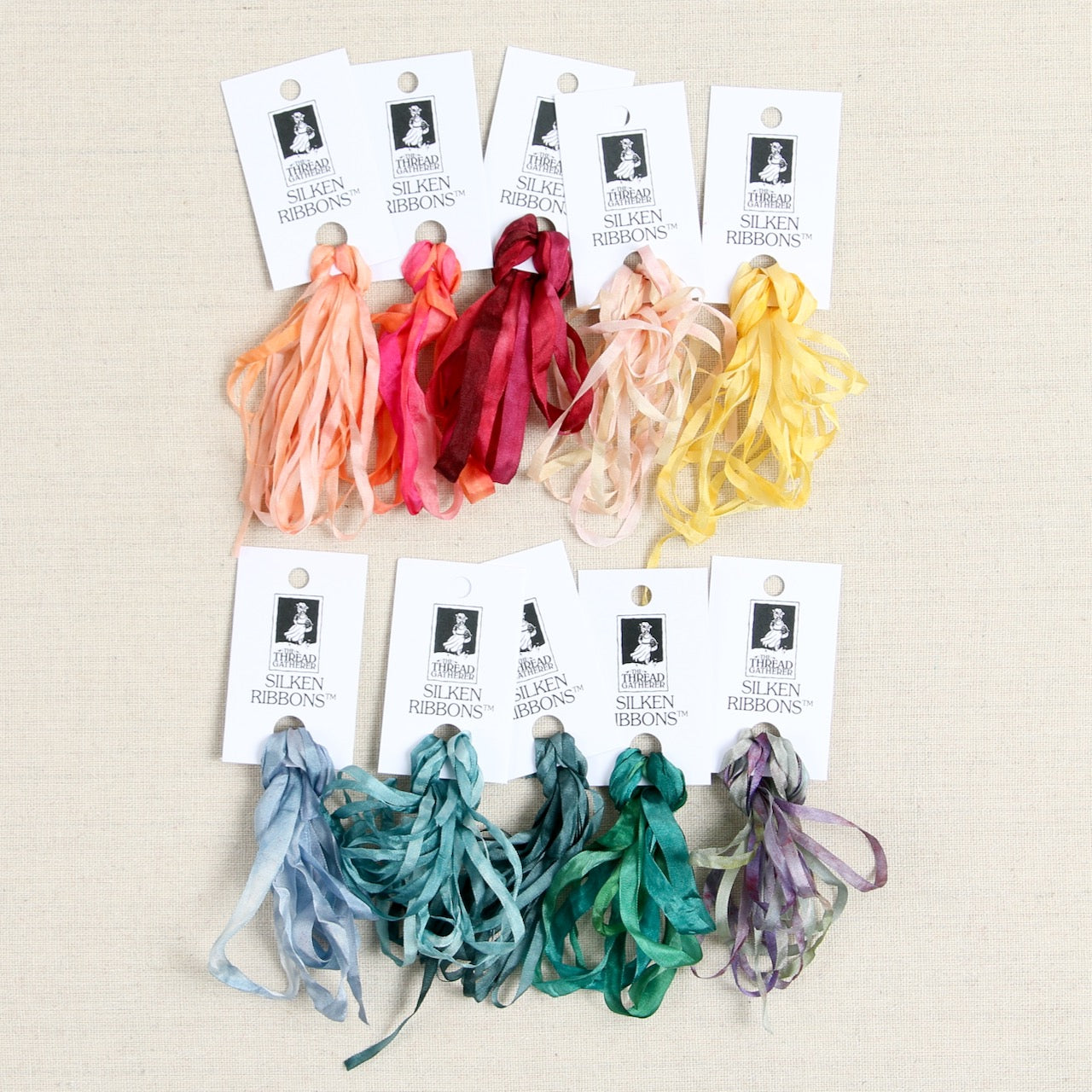 The ThreadGatherer Silk Ribbon, Slate Blue 109